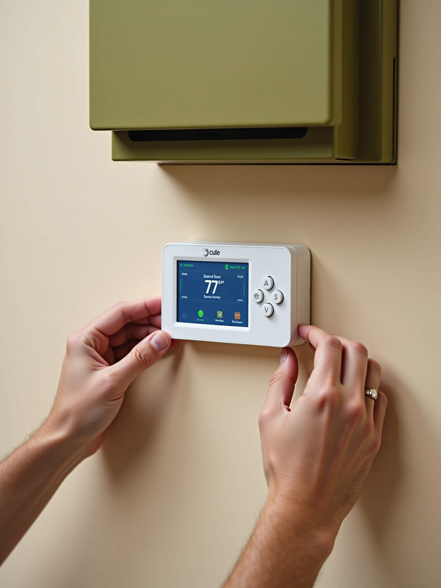 Ajuste do controle de temperatura de um ambiente climatizado